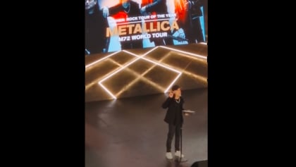 Watch: METALLICA’s LARS ULRICH Accepts ‘Rock Tour Of The Year’ Honor At 2024 POLLSTAR AWARDS