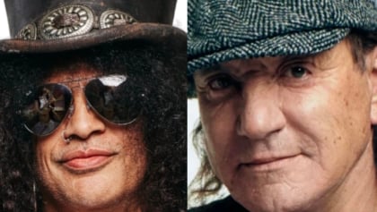 SLASH Explains How He Got BRIAN JOHNSON To Appear On His Upcoming Blues Album